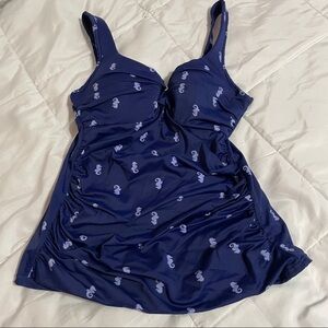 Talbots swim suit top